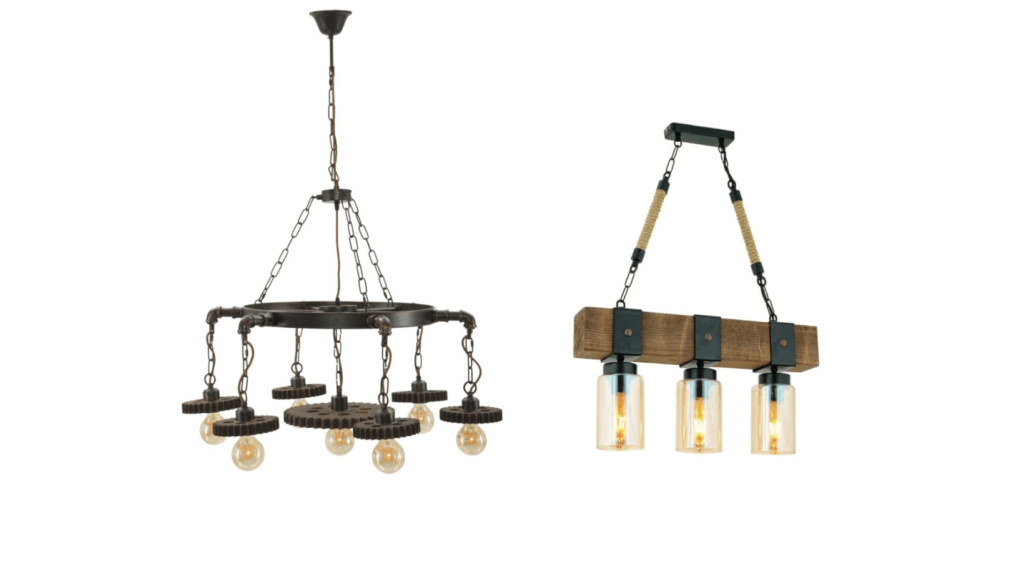 lustre rustice foisor terasa lemn metal sfoara modele populare legenda casei