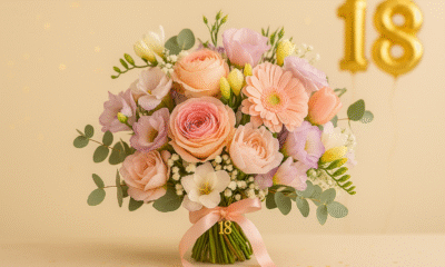 Ce flori adaugi într-un buchet pentru o aniversare de 18 ani?