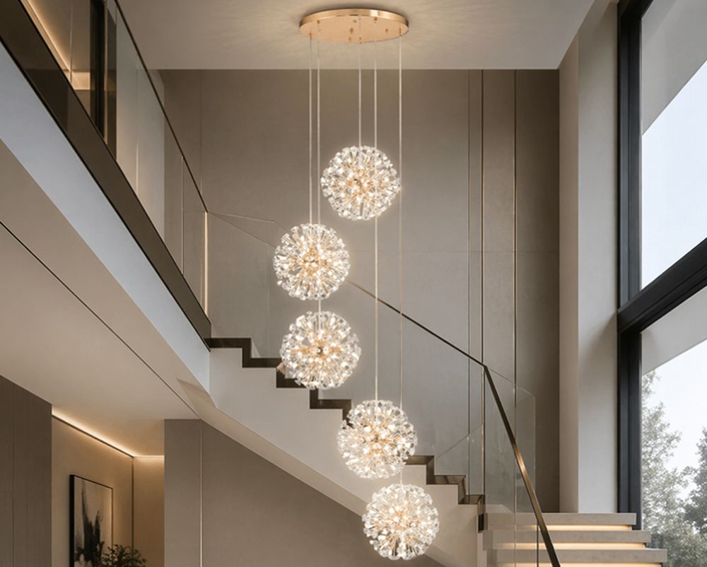 Un candelabru bine ales face mai mult pentru un living decât orice altă schimbare de mobilier