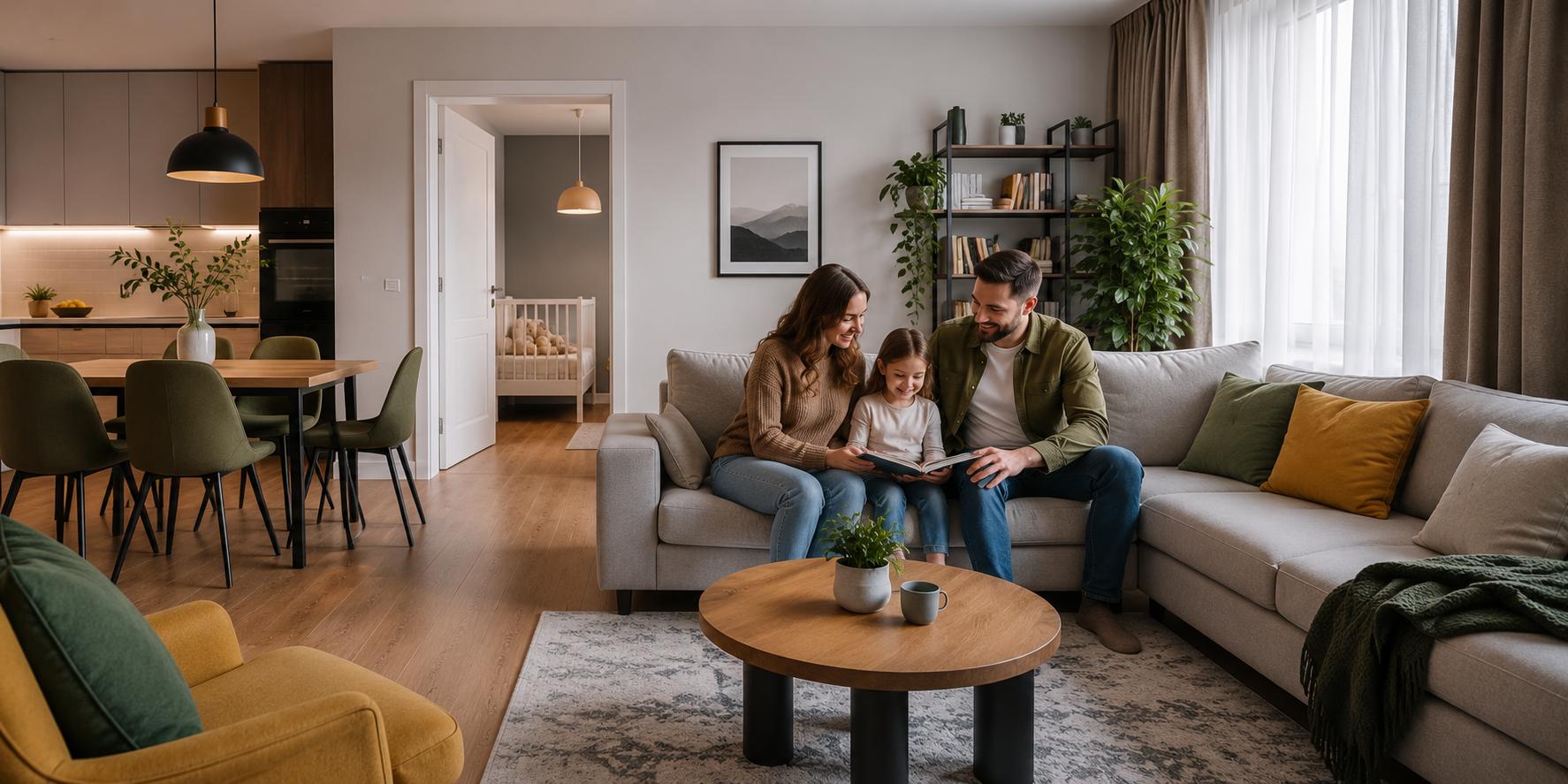 De ce apartamentele cu 3 camere au devenit alegerea preferată a familiilor tinere