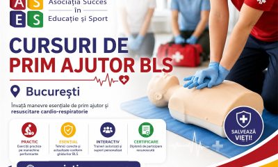 Curs de prim ajutor BLS - Asociatia Succes in Educatie si Sport, Bucuresti si Ilfov