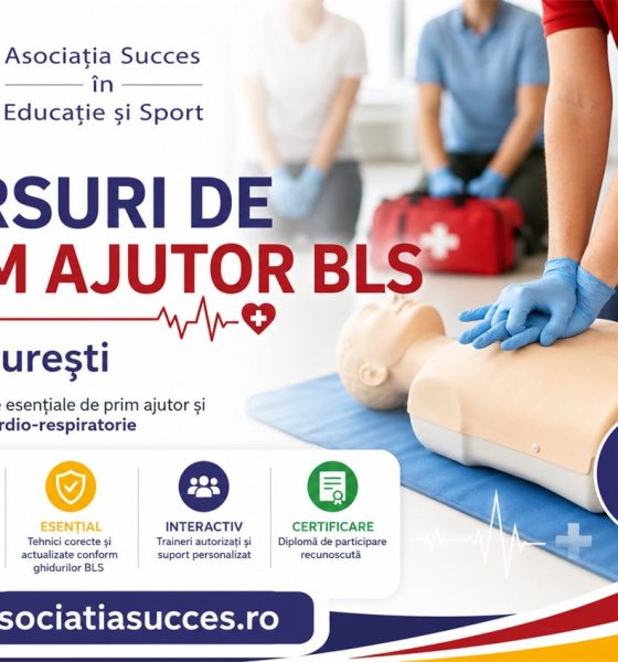 Curs de prim ajutor BLS - Asociatia Succes in Educatie si Sport, Bucuresti si Ilfov
