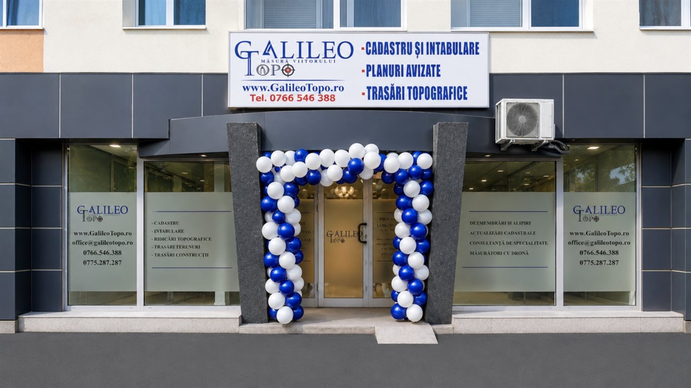 Noul birou Galileo Topo din Calea Mosilor nr. 241, Sector 2, Bucuresti